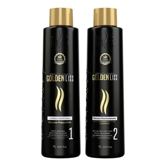 Golden Liss Escova Progressiva Hbeauty - 1l ( Sem Formol )
