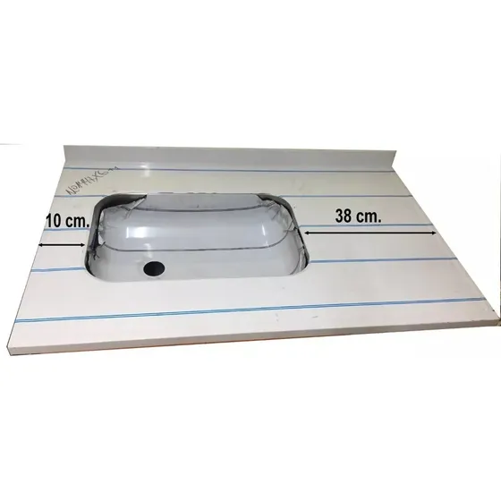 Mesada De Acero 1 Metro X 0,60 Cm.