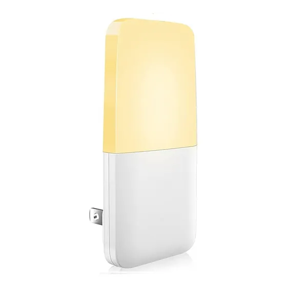 X1 Luz Nocturna Enchufable Led Sensor De Luz Pared