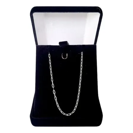 Cadena De Plata Hombre En Ley 925 Maciza Eslabones Plateado