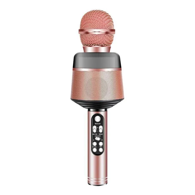 Microfono Inalambrico Bluetooth Karaoke Led Generic.