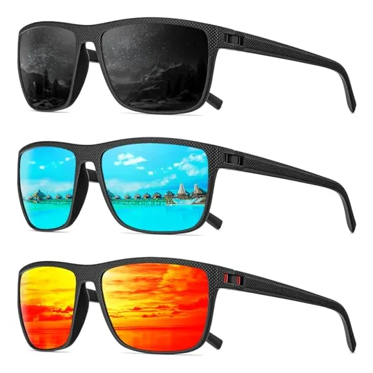 Gafas De Sol Polarizadas Qally Hombres, Gafas De Sol Kphjm