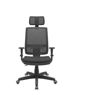 Cadeira Brizza 3d Back System Com Apoio Diversas Cores Cor Preto Material Do Estofamento Poliéster Crepe Cadeira Brizza 3d Back System Com Apoio Diversas Cores Cor Preto Material Do Estofamento Poliéster Crepe