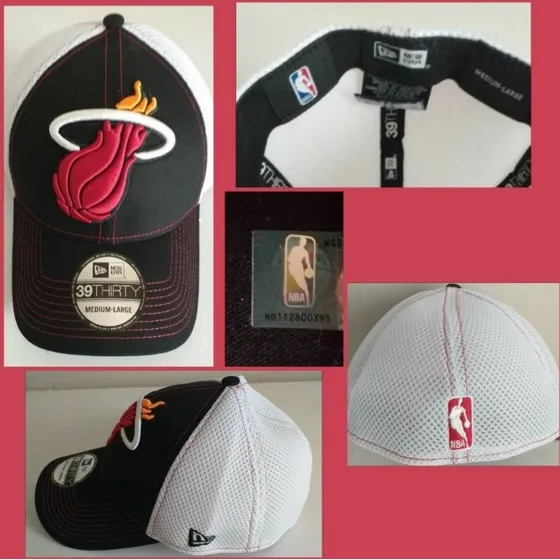 Gorras New Era Originales Nba Miami Heat Flex.