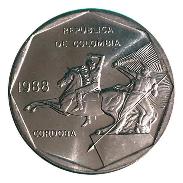 10 Pesos 1988 Córdoba Unc Proff 