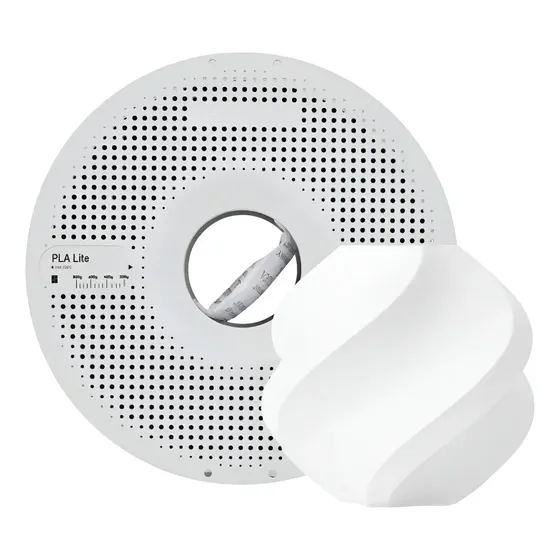 Filamento Bambu Lab Pla Lite 1kg 1.75mm Branco Com Carretel