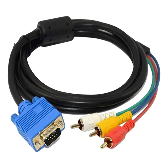 Cable Wash Convertidor Vga A 3 Rca