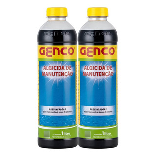 Kit 2x Algicida Manutenção 1l - Genco Kit 2x Algicida Manutenção 1l - Genco