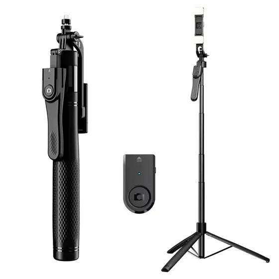 Trípode Palo Selfie Extensible 1.7m Y Control Bluetooth