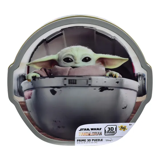 Puzzle 3d De 300 Piezas En Lata Con Forma - Baby Yoda