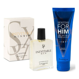 Perfume De Hombre Con Feromonas Inevitable Vip + Gel Lubrica Perfume De Hombre Con Feromonas Inevitable Vip + Gel Lubrica