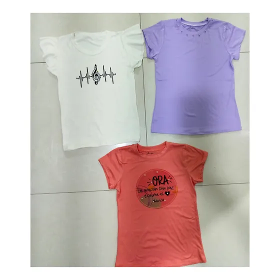 Franela Dama Mujer Algodón Blusa Franelas Pack 3