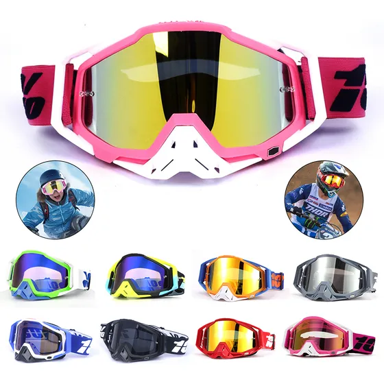 Googles Motocross De Tácticas Ajustables Para Sport Gafas