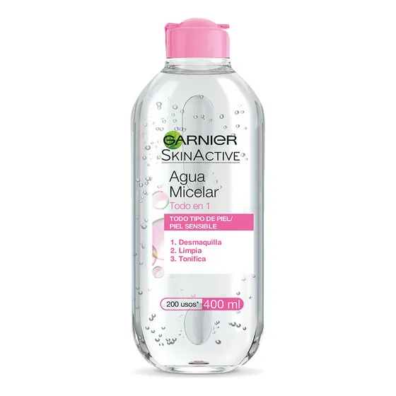 Garnier Skin Active Agua Micelar Desmaquillante Todo En 1 400ml
