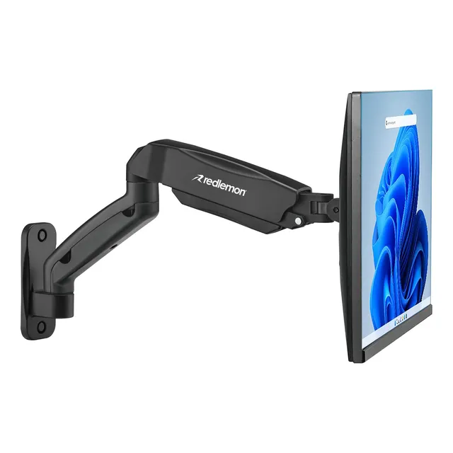 Soporte para Monitor de Pared con Sistema Hidráulico, Brazo Móvil para Pantalla de 17” a 32” Pulgadas, Compatibilidad Universal VESA hasta 9 Kg