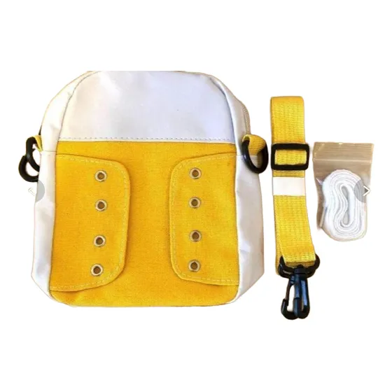 Cartera Bandolera All Stars Para Teléfono Amarillo Lisa Platico Amarillo