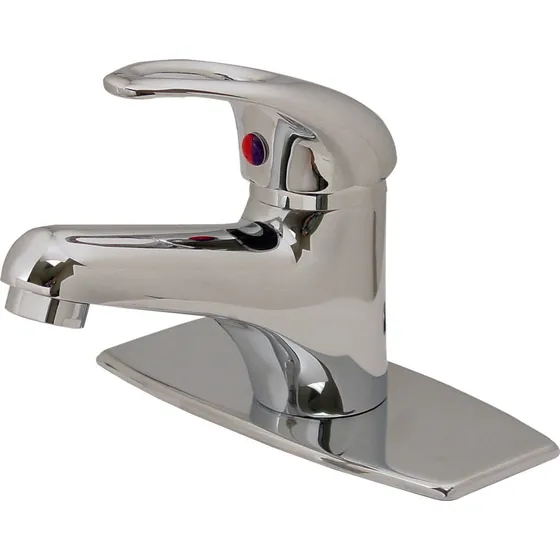 Llave Mezcladora Para Lavabo Monomando Cromo Rugo 24-mc