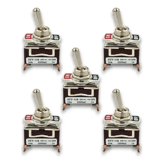 Switch Interruptor Cola De Rata 1 Paso 15a (5 Pack)