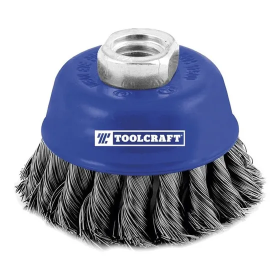 Grata Copa Trenzada 5 Pulgadas 0.35 Toolcraft Tc1279