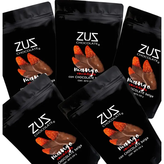 Mango Enchilado Con Chocolate Belga 250g - 5 Pack