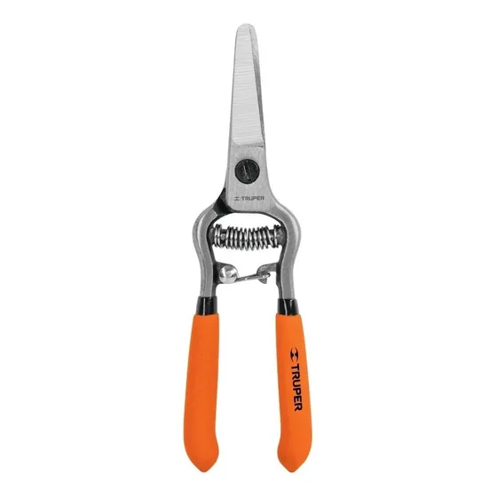 Tijera Para Poda 6', Cuchilla Delgada Truper 18456 Color Naranja