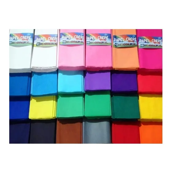 Papel Crepe Colores Surtido A Elección - Pack X 20 Unidades