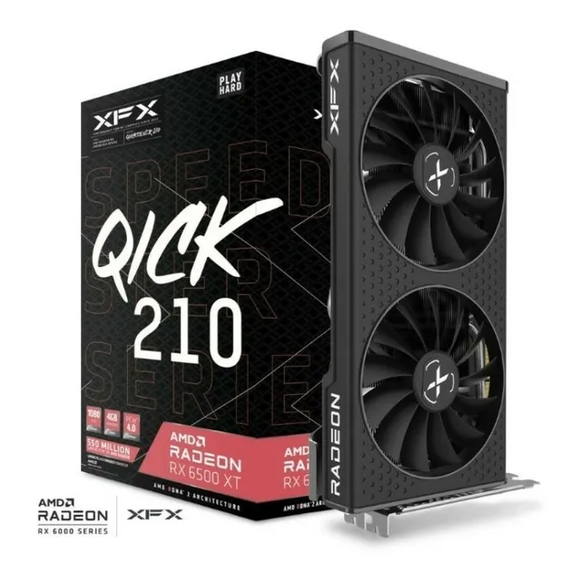 Rx 6500 Xt Xfx Speedster Qick210 Radeon