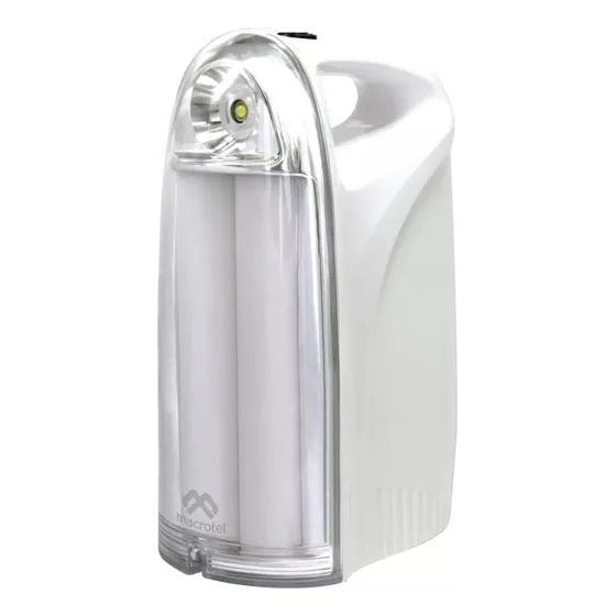 Tubo Led Portable De Emergencia Macrotel Color Blanco