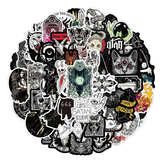 Stickers Calcomanias Skin Vinilo Pc Laptop Portatil Satanico