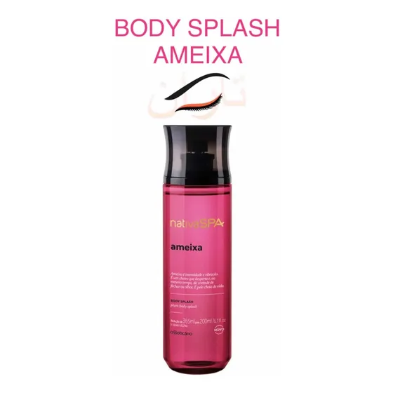 Body Splash Colônia Spa Boticário Ameixa 200ml