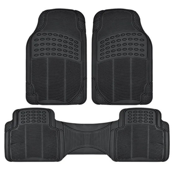 Cubre Alfombra Pesada Universal 3 Piezas Auto Camioneta Rl