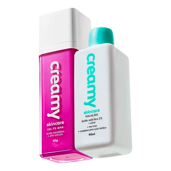 Kit Creamy Ácido Mandélico, Ácido Salicílico Antiacne