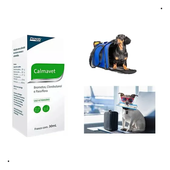 Calmavet 30ml Calmante Natural Para Cães E Gatos Provets