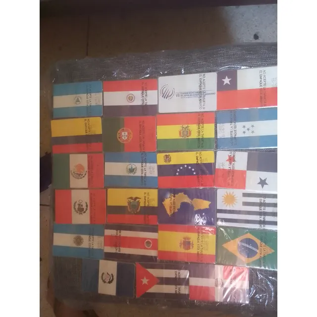 Tarjetas Telefonicas De Colección Banderas Nuevas