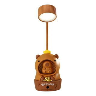 Luminária De Mesa Capivara - Apontador+luz Noturna Usb Luminária De Mesa Capivara - Apontador+luz Noturna Usb