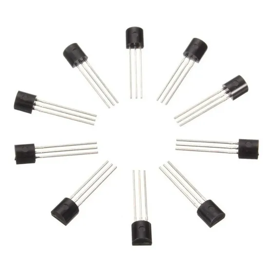 10x Transistor Bc547 Npn 45v 100ma 500mw