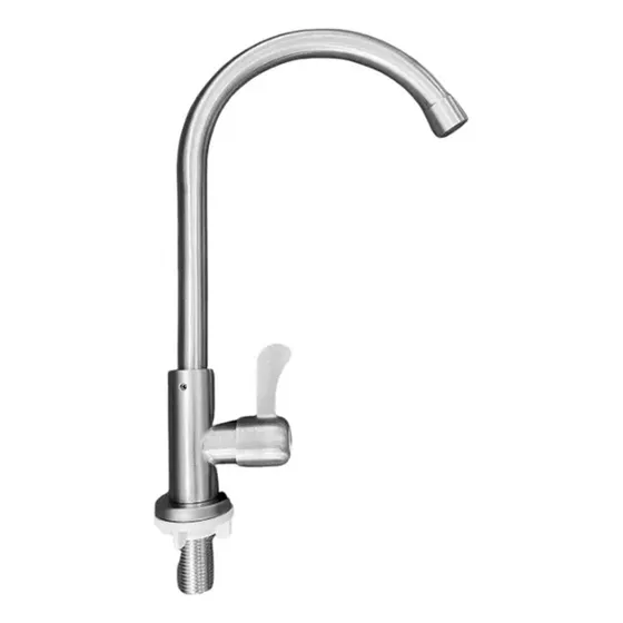Llave Lavaplatos Monomando Cuello Cisne De Un Agua