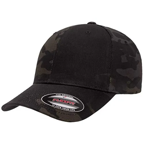 Gorra De Béisbol Atlético De Hombres Flexfit, Negro Lfq3w