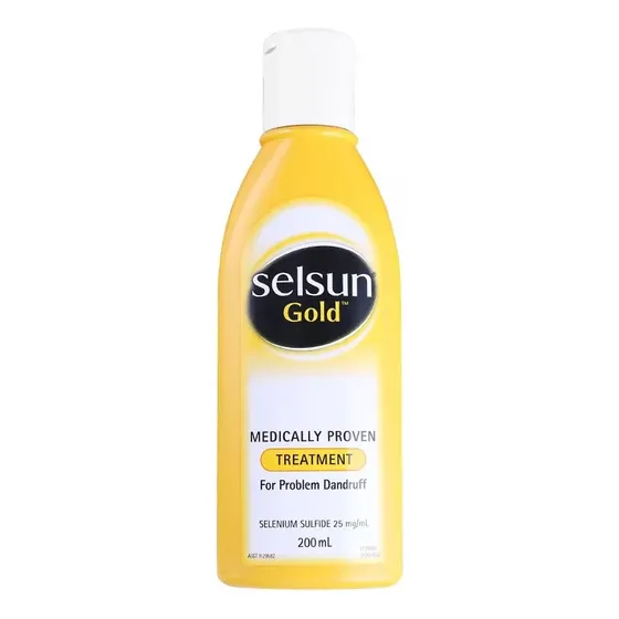 Shampoo Selsun Gold Com Aminoácidos De Sulfeto De Selênio
