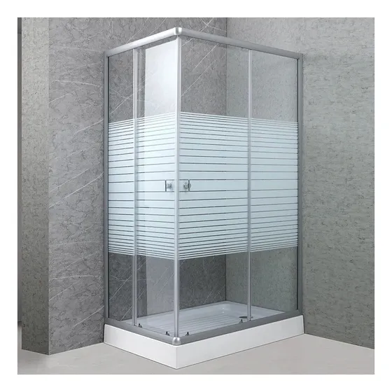 Shower Door Recto Blanco 120x80x195 Joytek Transparente Blanco