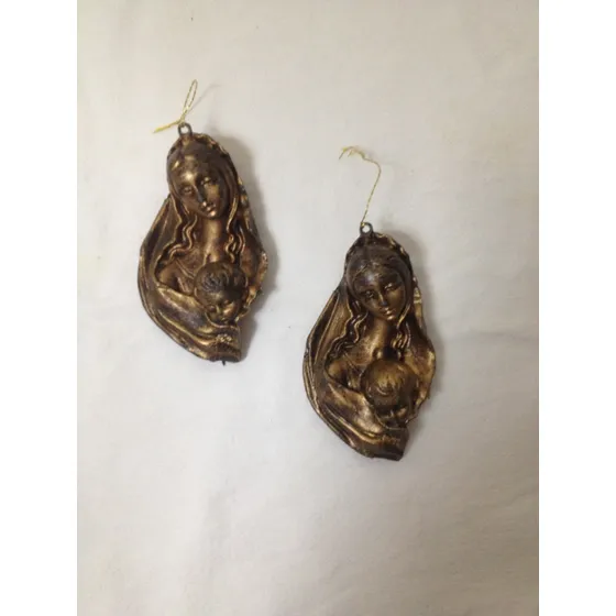 13 Figuras Decorativas Para Colgar. Plastico Tipo Bronce.