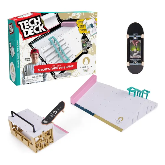 Tech Deck Pista Shane O'neill's Juegos Olimpicos + Patineta