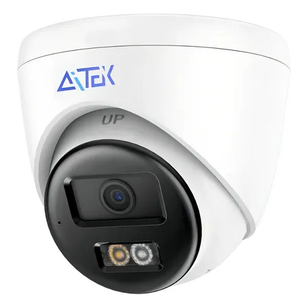 Câmera 5mp Dome Ip Poe Imagem Noturna Colorida Para Lojas Branco