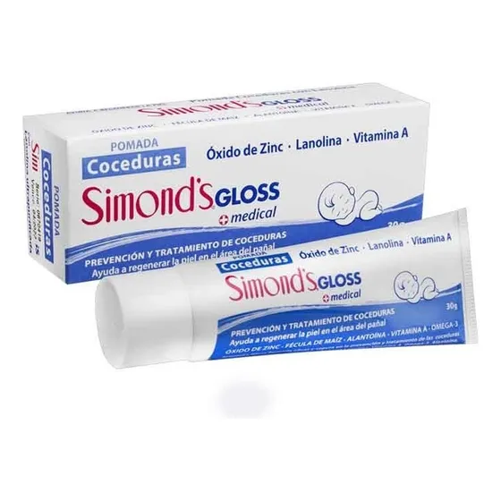 Pomada Coceduras Simonds Gloss Medical 30gr
