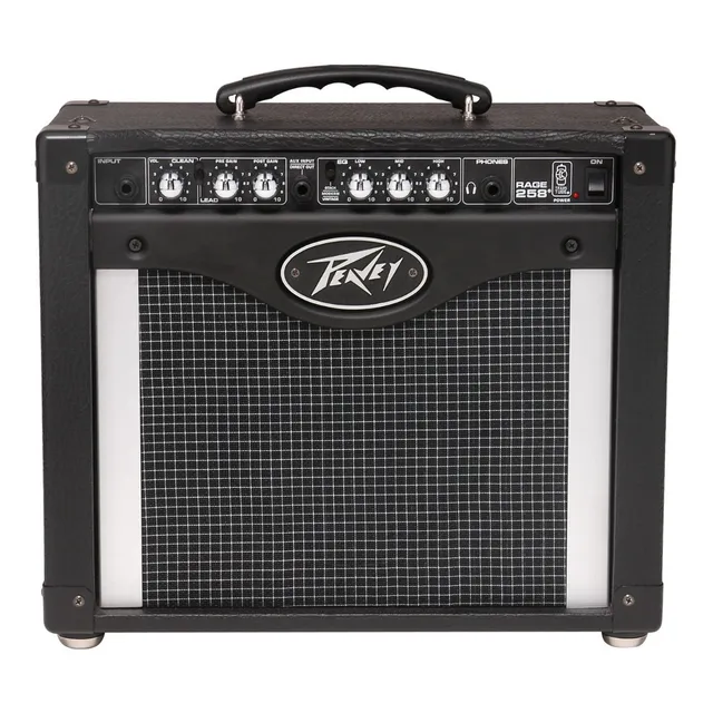 Amplificador de guitarra Peavey Rage 258 Combo, color negro
