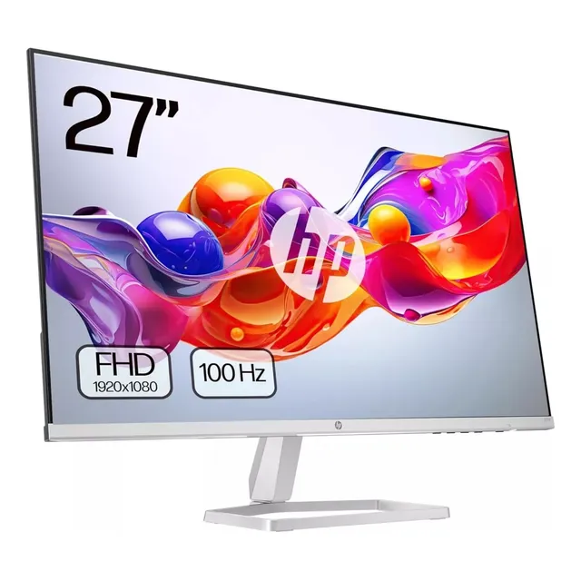 Monitor Pantalla Fhd Hp Serie 5 527sf | 100hz 1500:1 300nits Color Plateado 110v