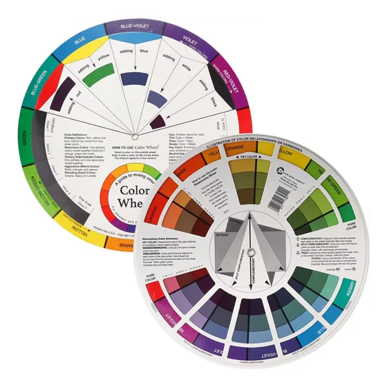 Mini Circulo Cromático Maquillaje Color Wheel Rueda Creativa