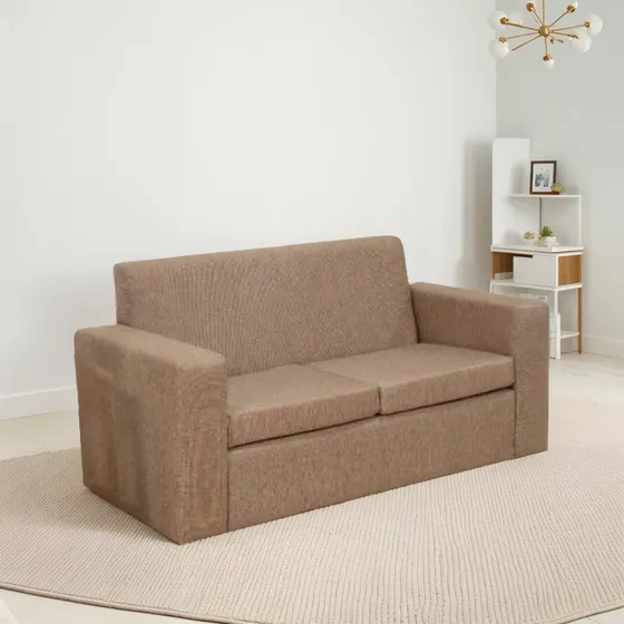 Sillón 2 Cuerpos Tapizado En Chenille Super Oferta