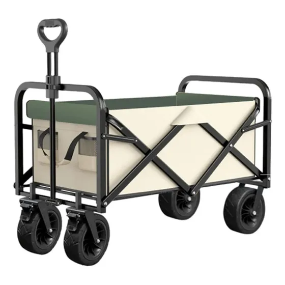 Carro De Transporte Plegable Grande Portátil Multipropósito