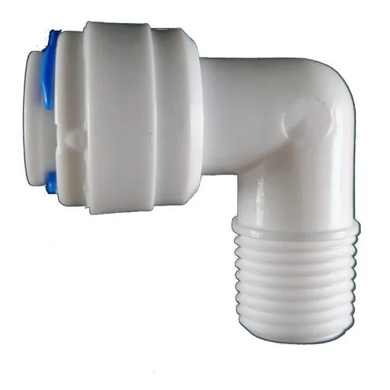 10 Pzas Conector Rapido Manguera 3/8 Con Codo Y Niple 1/4npt